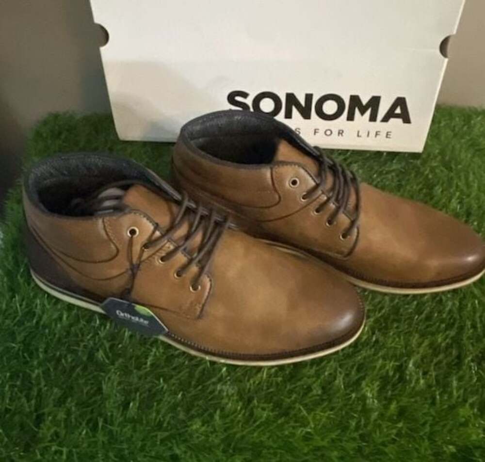 Sonoma Goods For Life Freermid Men's Boots Size 10 Mushroom